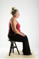 Whole Body Woman Artistic poses White Casual Overweight